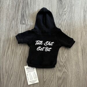 Black pet Hoodie by k9 duds